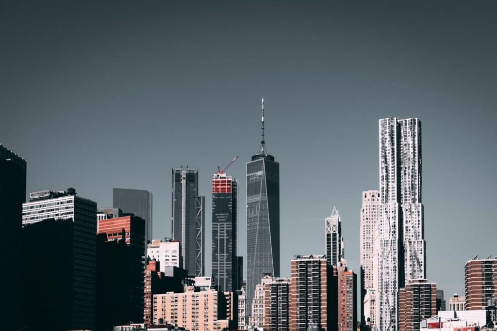 Manhattan skyline — sending an employee from France to the US
